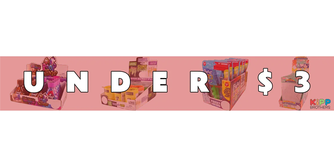 SO MUCH FUN! | TOYS UNDER $3 PER PIECE - NOVELTY INC WHOLESALE