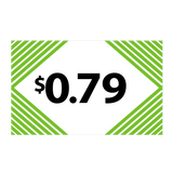 Merchandising Fixture - $0.79 Retail Tags 25 Pack 978290