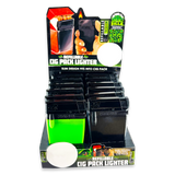 Cigarette Pack Thin Lighter - 12 Pieces Per Retail Ready Display 23483