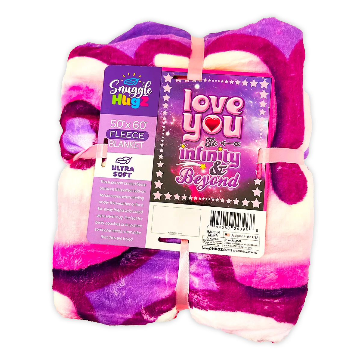 Wholesale Kids Printed Blankets - 6 Pieces Per Display 24396 KIPP BROTHERS