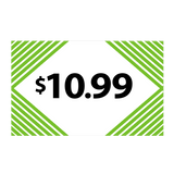 Merchandising Fixture - $10.99 Retail Tag 25 Per Pack 978460