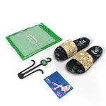 Himpy Slides - Mens Pineapple Express Black Sandal - 1 Pair Per Pack ALL STUFF 420