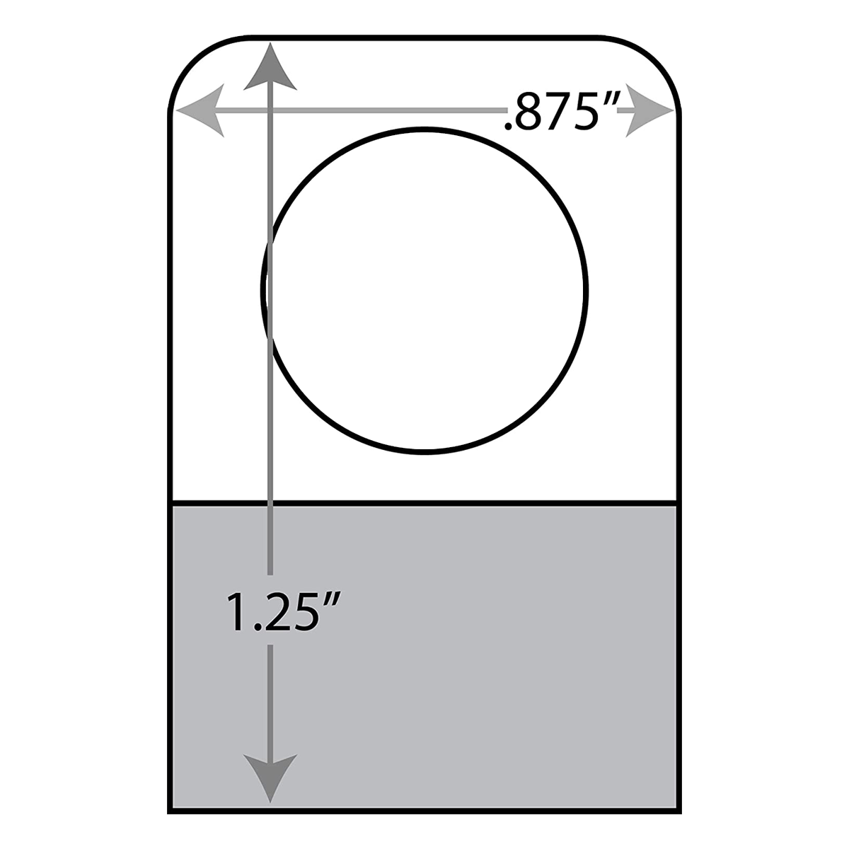 Merchandising Fixture - Adhesive Hang Tabs Sheet - 36 Pieces Per Pack 975230 NOVELTY INC