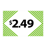 Merchandising Fixture - $2.49 Retail Tag 25 Per Pack 978330 NOVELTY INC