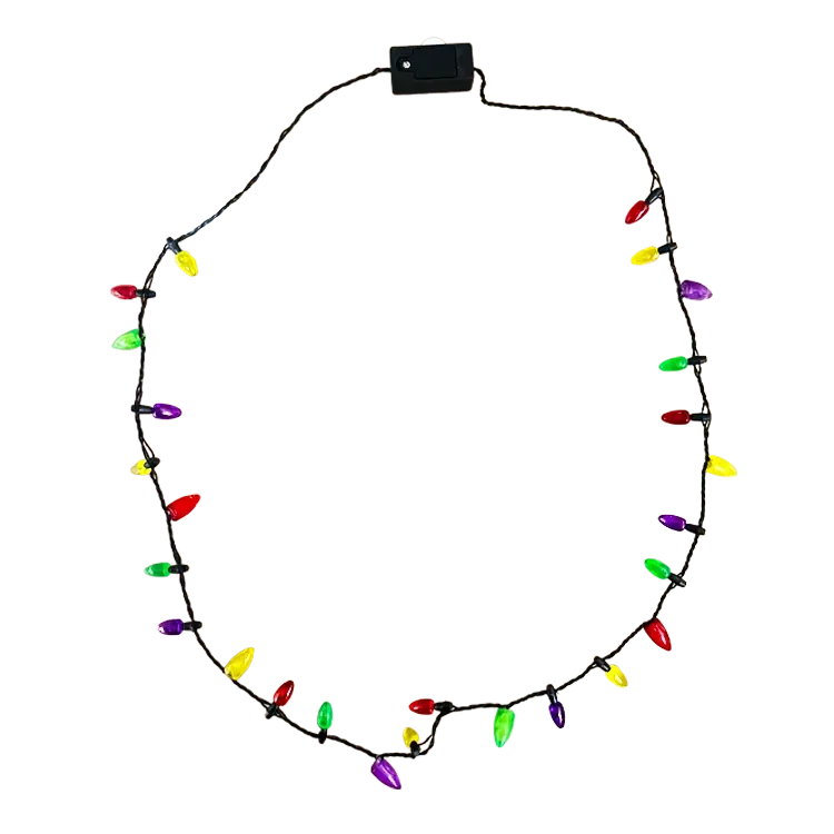 Christmas Necklace with 6 Pegs - 24 Pieces Per Pack 22495 NOVELTY INC