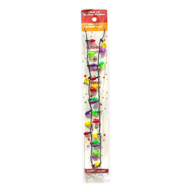 Christmas Necklace with 6 Pegs - 24 Pieces Per Pack 22495 NOVELTY INC