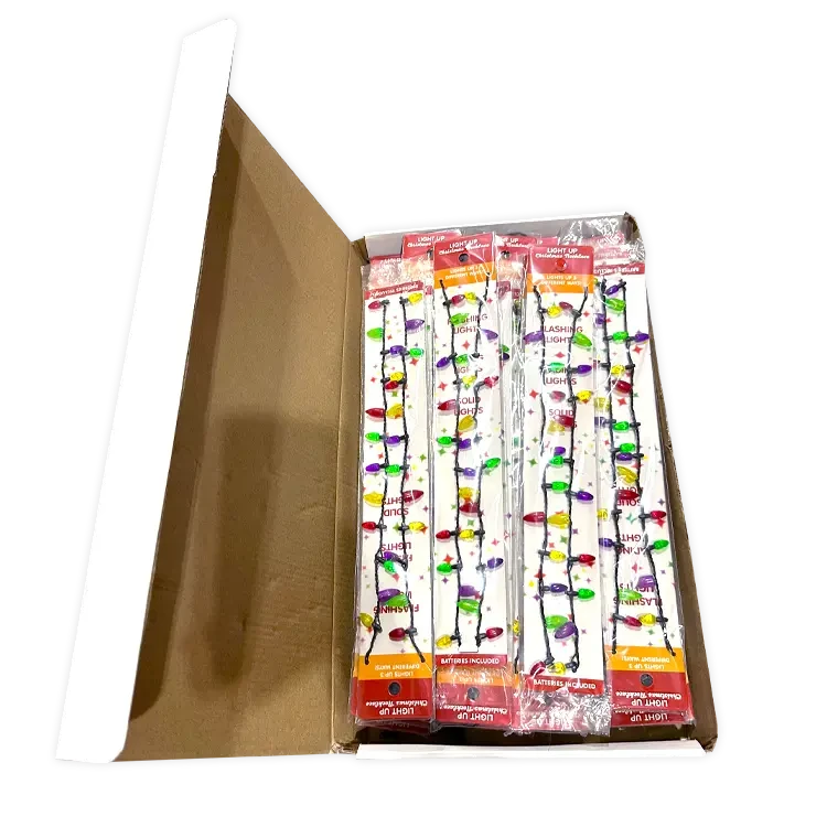 Christmas Necklace with 6 Pegs - 24 Pieces Per Pack 22495 NOVELTY INC