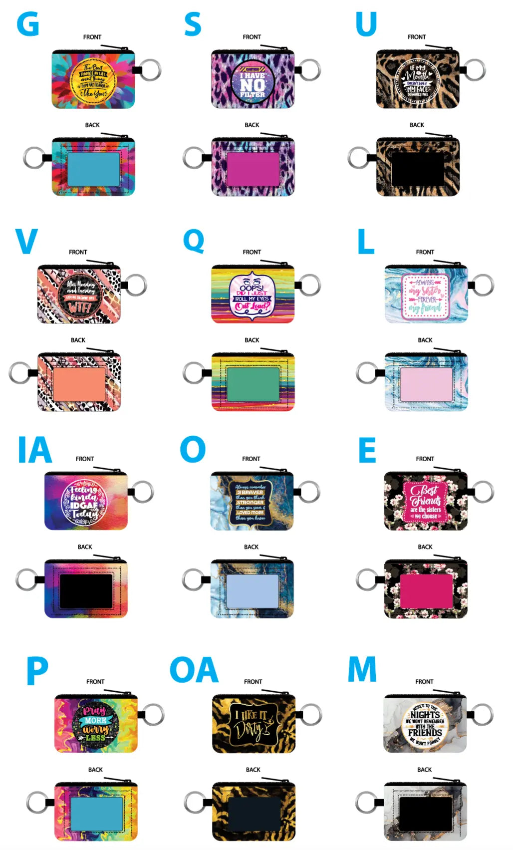 RPET Wallet/ID Holder with ID Window - 12 Pieces Per Retail Ready Display 22912 NOVELTY INC