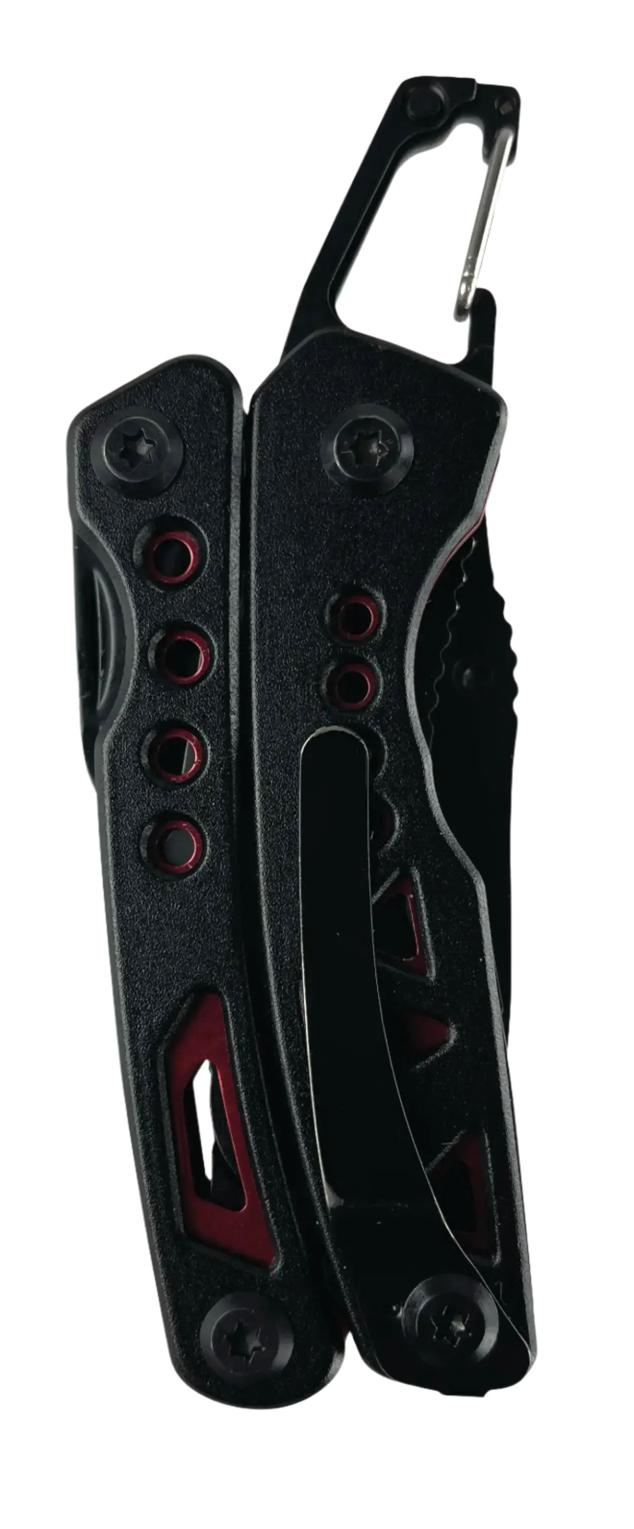 Tactical Multi-Tool 4-In-1 with Carabiner - 6 Pieces Per Retail Ready Display 25895 TAC GEAR