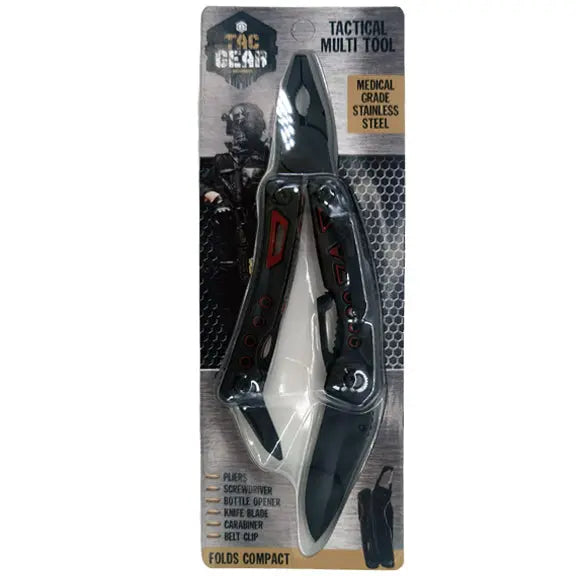 Multi-Tool 4-In-1 with Carabiner - 6 Pieces Per Retail Ready Display 23225 TAC GEAR