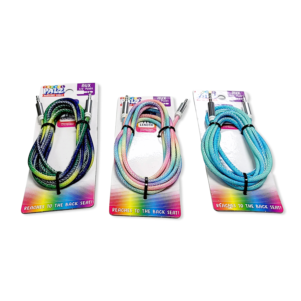 Plush Headphones with 10FT Cable Variety Floor Display 36 Pieces Per Retail Ready Display Kit 88421 KIPP BROTHERS