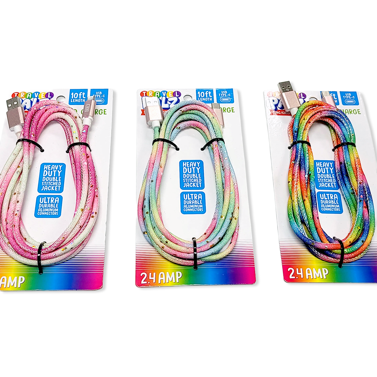 Plush Headphones with 10FT Cable Variety Floor Display 36 Pieces Per Retail Ready Display Kit 88421 KIPP BROTHERS