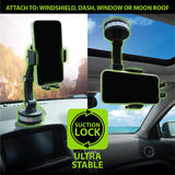 Adjustable Phone Mount with Suction Cup - 4 Pieces Per Retail Ready Display 23562 GADGET GEAR