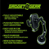 Adjustable Phone Mount with Suction Cup - 4 Pieces Per Retail Ready Display 23562 GADGET GEAR