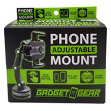 Adjustable Phone Mount with Suction Cup - 4 Pieces Per Retail Ready Display 23562 GADGET GEAR