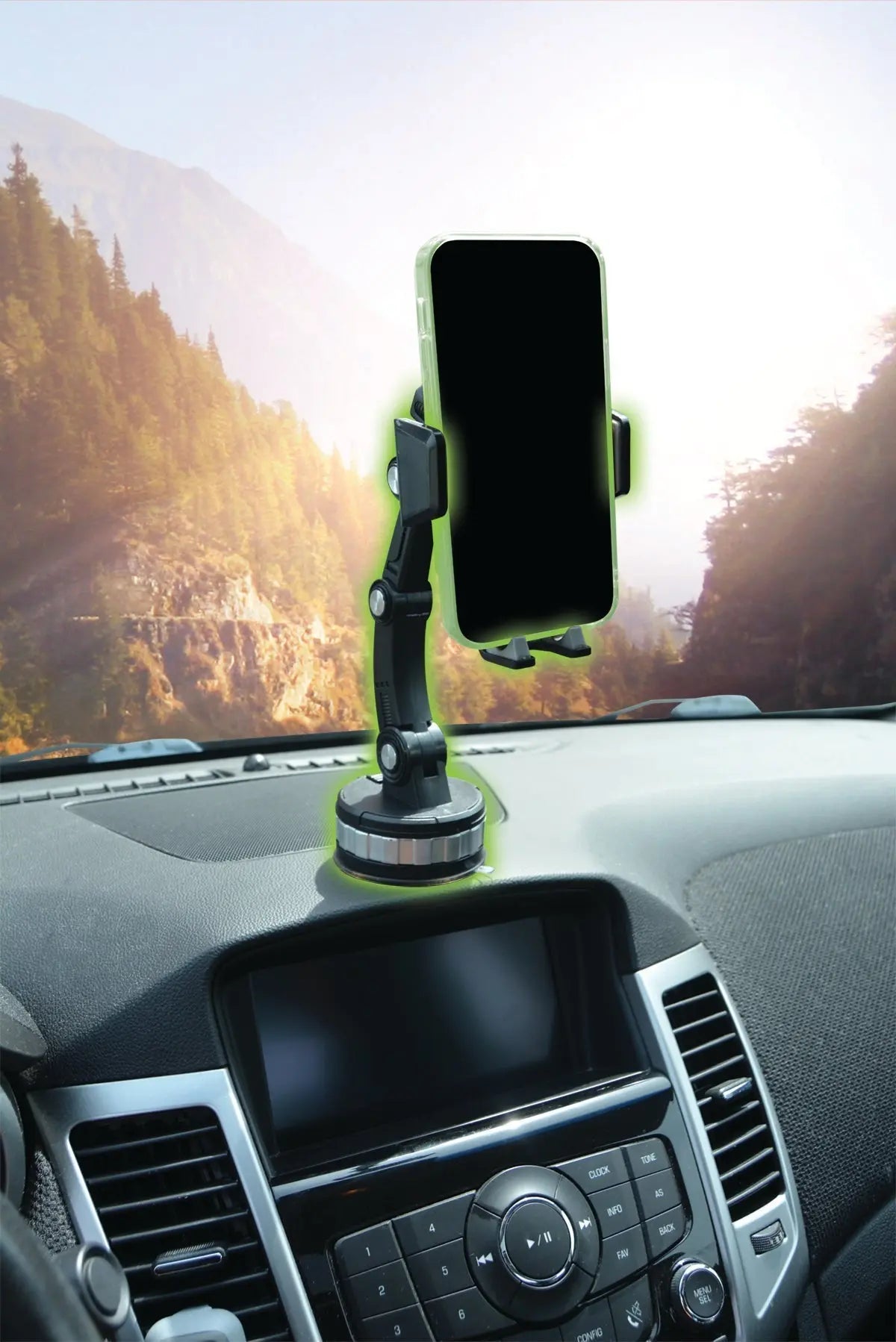 Adjustable Phone Mount with Suction Cup - 4 Pieces Per Retail Ready Display 23562 GADGET GEAR