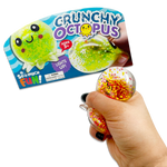 Squish and Squeeze Light-Up Octopus Toy - 12 Pieces Per Pack 23652 KIPP BROTHERS