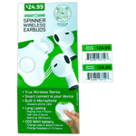 Wireless Earbuds with Fidget Spinner Case - 6 Pieces Per Retail Ready Display 23712 GADGET GEAR