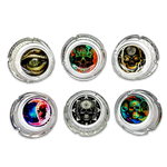 Glow in The Dark Glass Ashtray - 6 Pieces Per Retail Ready Display 23719 SMOKEZILLA