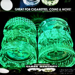 Glow in The Dark Glass Ashtray - 6 Pieces Per Retail Ready Display 23719 SMOKEZILLA