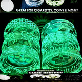 Glow in The Dark Glass Ashtray - 6 Pieces Per Retail Ready Display 23719 SMOKEZILLA