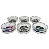 Glow in The Dark Glass Ashtray - 6 Pieces Per Retail Ready Display 23719 SMOKEZILLA