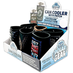Neoprene Can and Bottle Cooler with Patch - 6 Per Retail Ready Display 23748 POLAR GEAR