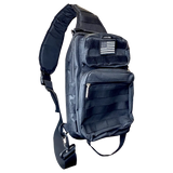 Patriotic MOLLE Tactical Sling Bag with Strap - 4 Pieces Per Retail Ready Display 23763 TAC GEAR