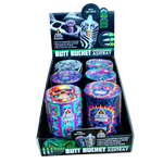 Full Print Butt Bucket Ashtray with LED Light - 6 Pieces Per Retail Ready Display 23784 SMOKEZILLA