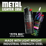 Metal Lighter Case - 12 Pieces Per Retail Ready Display 23785 SMOKEZILLA