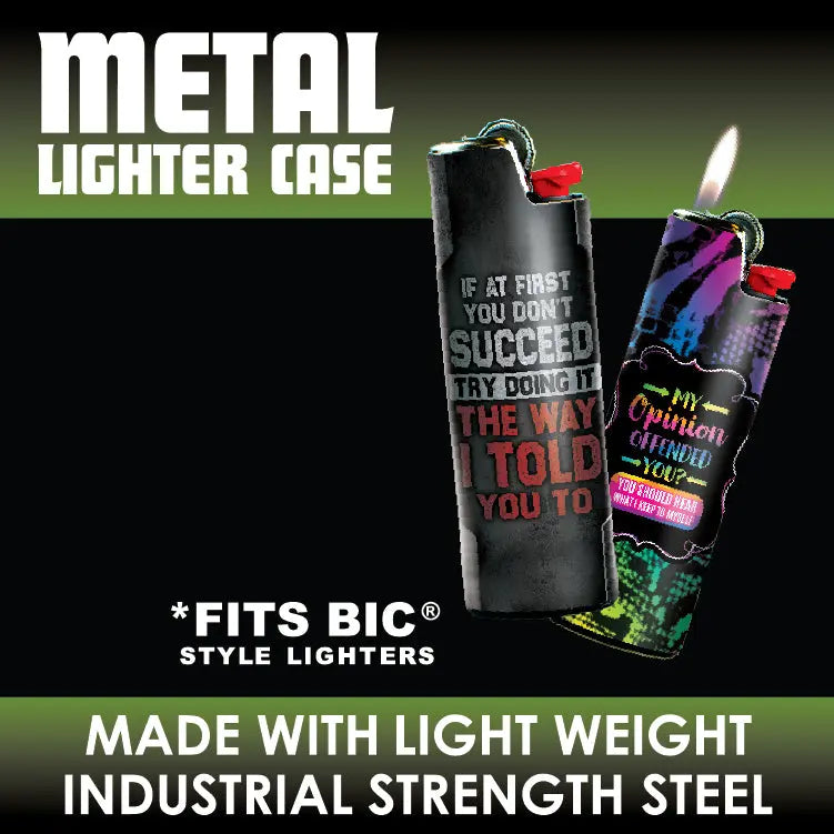 Metal Lighter Case - 12 Pieces Per Retail Ready Display 23785 SMOKEZILLA
