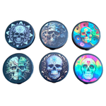 Printed Lid Butt Bucket Ashtray With Usb Coil Lighter & LED Light - 6 Per Retail Ready Wholesale Display 23805 SMOKEZILLA