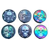 Printed Lid Butt Bucket Ashtray With Usb Coil Lighter & LED Light - 6 Per Retail Ready Wholesale Display 23805 SMOKEZILLA