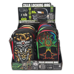 Smell Proof Small Canvas Lock Bag with Tool Organizer - 6 Pieces Per Retail Ready Display 23823 SMOKEZILLA