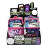 Neoprene Cigarette Pouch with Pocket - 8 Pieces Per Retail Ready Display 23825 SMOKEZILLA