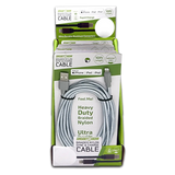 Charging Cable USB to Lightning 10FT 2.4 Amp - 6 Pieces Per Retail Ready Display 23827 GADGET GEAR