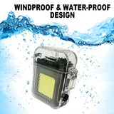 Electric Arch Lighter with COB Light - 6 Pieces Per Retail Ready Display 23847 TAC GEAR