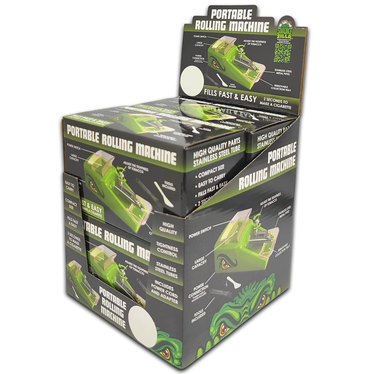 Curated Smokezilla Top Sellers Assorted Smoking Accessories Floor Display 88661 SMOKEZILLA