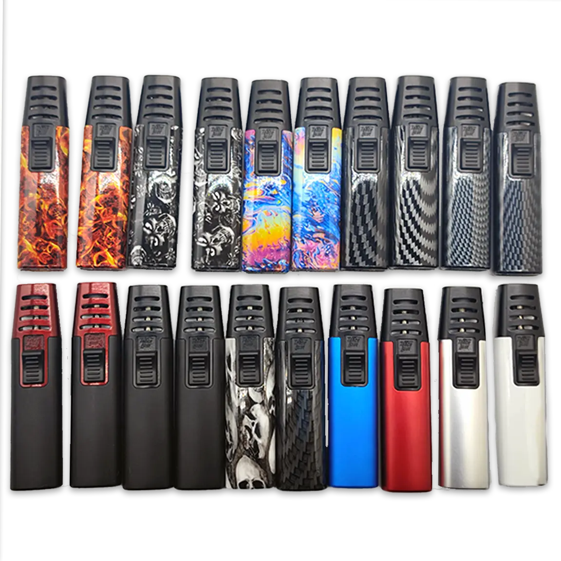 Torch Stick Bottle Opener Lighter - 20 Pieces Per Retail Ready Display 23895 TORCH BLUE