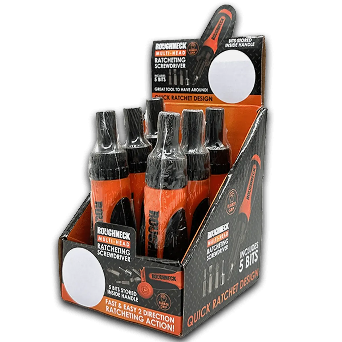 Curated Roughneck Patriotic Top Seller Floor Display 88660 NOVELTY INC