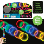 Glow in The Dark Bracelet Tube - 12 Pieces Per Pack 24034 KIPP BROTHERS