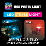 Mood Light USB Party Light - 6 Pieces Per Retail Ready Display 24061 CAR VIBEZ