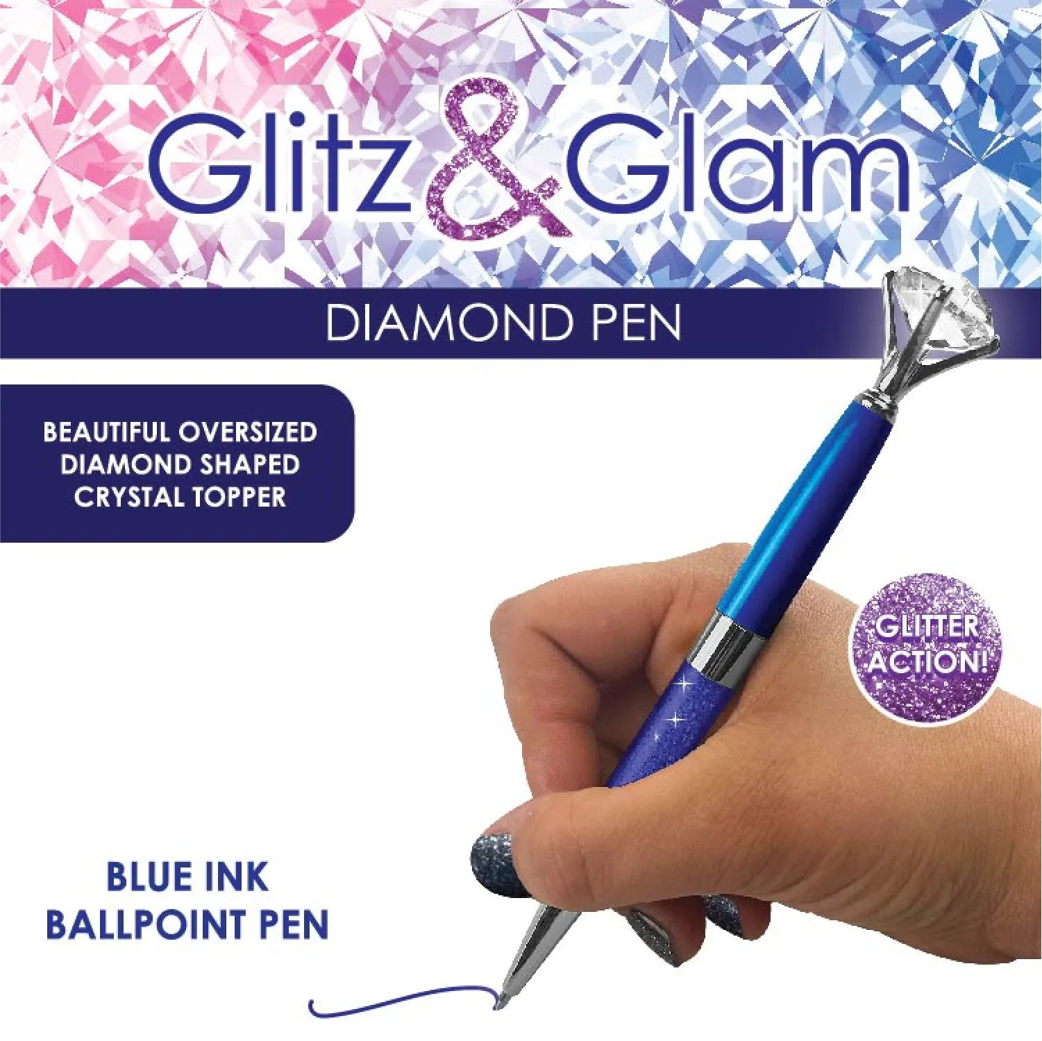 Wholesale Glitter Diamond Pen - 12 Pieces Per Display 24109 NOVELTY INC