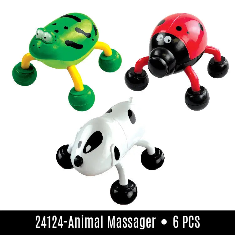 Animal Hand Massager 6 Pieces Per Retail Ready Display 24124 KIPP BROTHERS