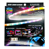 Mood Light Strip USB with Remote 16FT - 6 Pieces Per Pack 24338AZ CAR VIBEZ