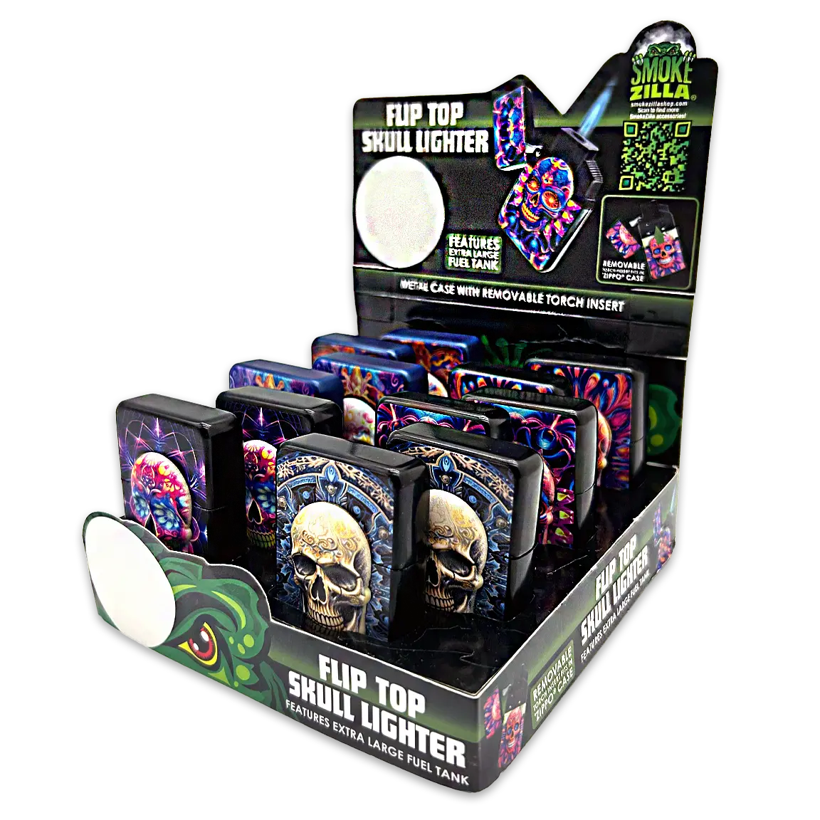 Curated Smokezilla Countertop Lighter Display - 4 Tier 88550 SMOKEZILLA