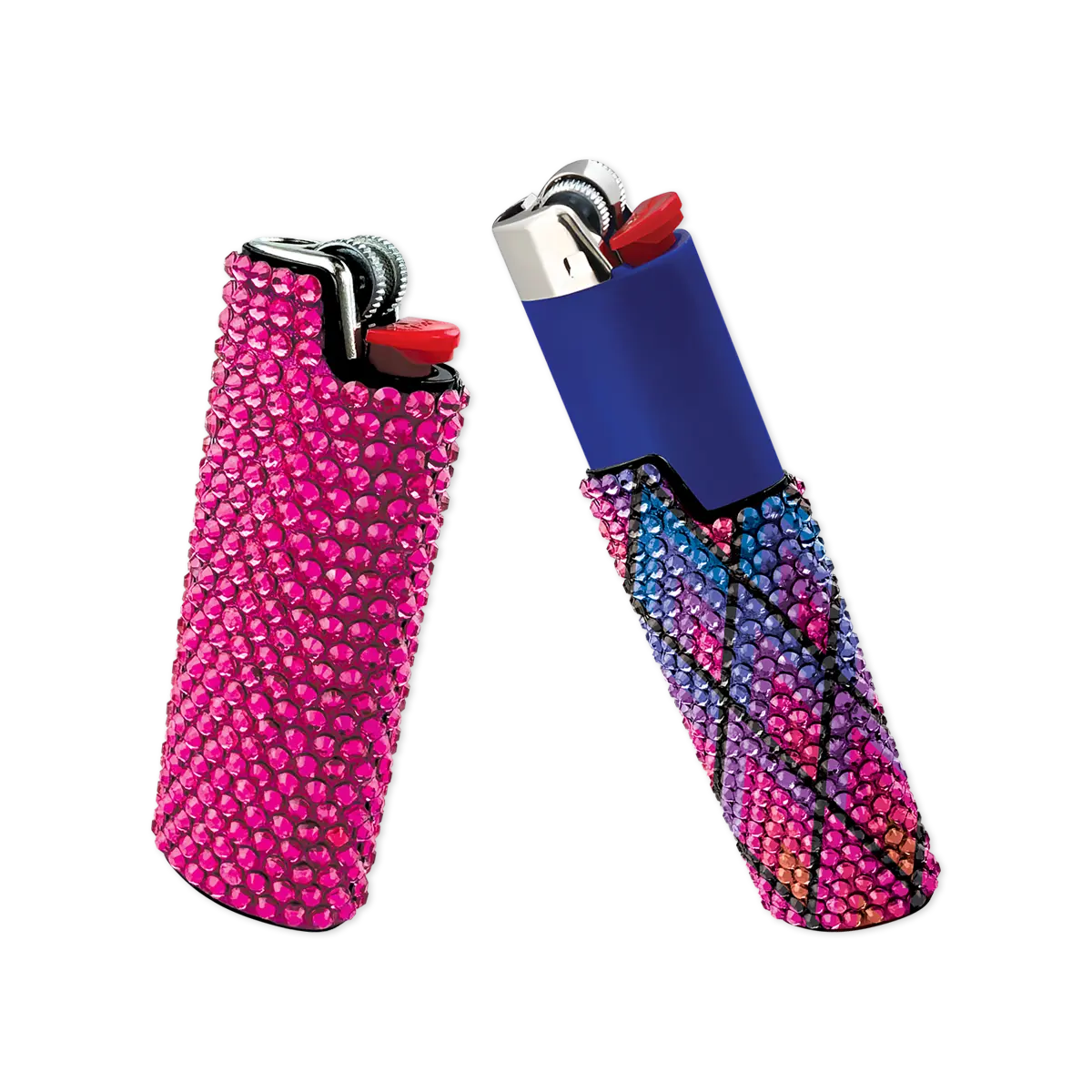 Rhinestone Lighter Case - 12 Pieces Per Retail Ready Display 24382 SMOKEZILLA