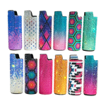 Rhinestone Lighter Case - 12 Pieces Per Retail Ready Display 24382 SMOKEZILLA
