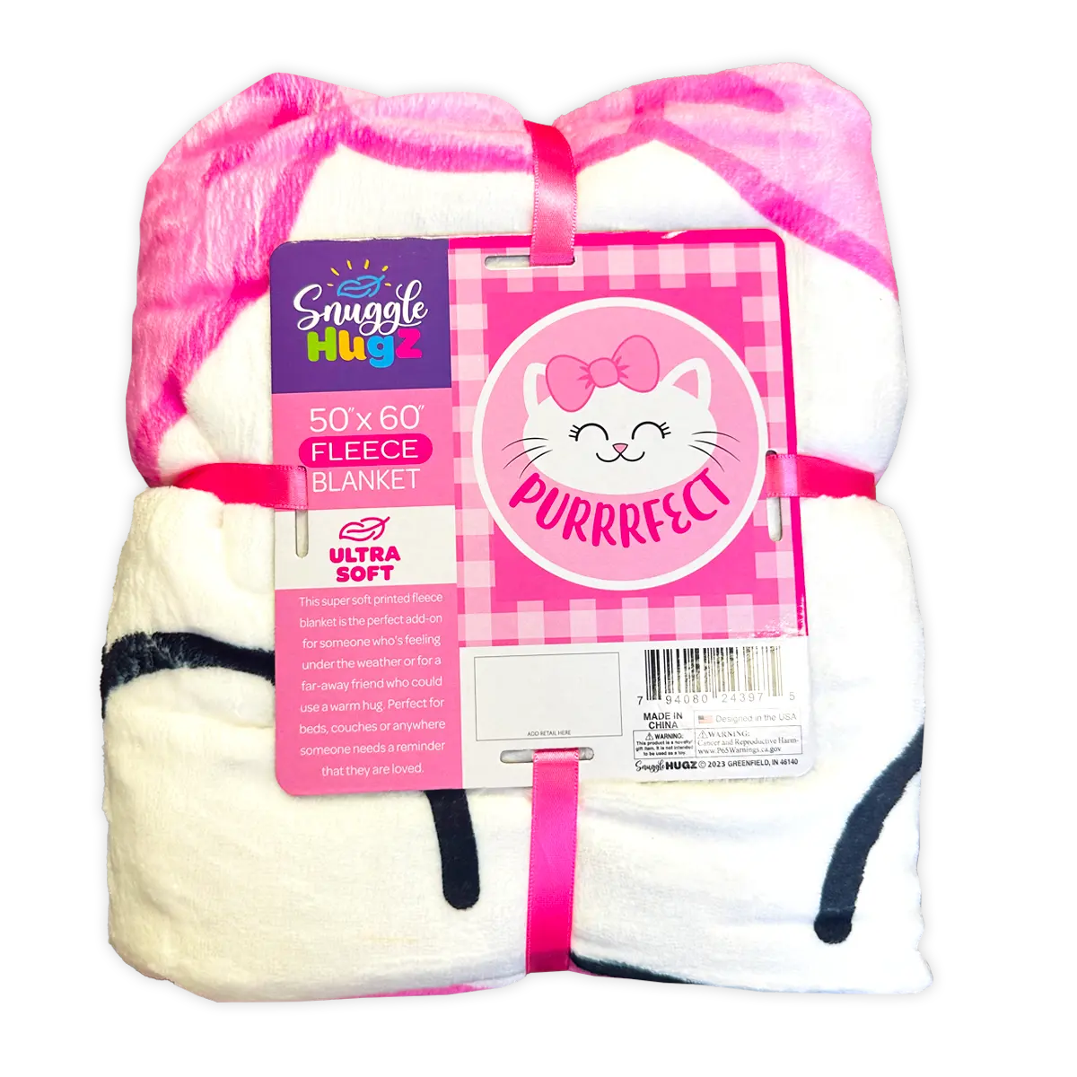 Kids Printed Blankets - 6 Pieces Per Retail Ready Display 24397 KIPP BROTHERS