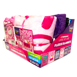 Kids Printed Blankets - 6 Pieces Per Retail Ready Display 24397 KIPP BROTHERS